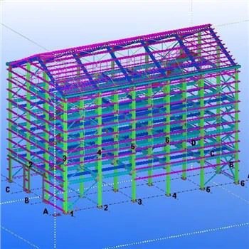 Lantai Berat Loaing Steel Structure Carpark